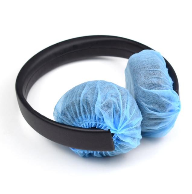 Disposable Non Woven Ear Covers Sanitary Headphone Covers for Headset Hygiene Protection