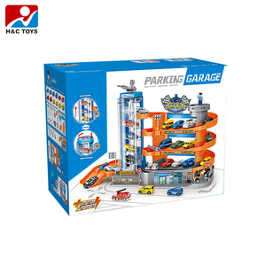 Set <span class=keywords><strong>Giocattolo</strong></span> Educativo per Bambini con <span class=keywords><strong>Garage</strong></span> e Parcheggio in Plastica con Ascensore Cittadino Assemblabile - Product Image 6