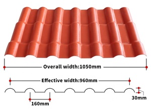 Tejados de Teja de <span class=keywords><strong>PVC</strong></span> <span class=keywords><strong>con</strong></span> Aislamiento Resistentes a la Intemperie para Techos de Almacenes - Product Image 3