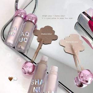 SHAQINUO Contorno y Resaltador Líquido de Larga Duración con Acabado Mate y Brillante, Fácil de Difuminar, Resistente al Agua - Product Image 2