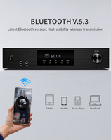 Amplificateur audio stéréo miniature professionnel 2 canaux ERP AV-270, 4 ohms, récepteur de puissance BT ARC, alliage d'aluminium, RMS 120W