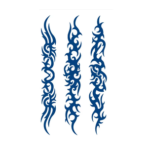 BXTAT Semi-permanente blu succo Genipa tatuaggi bella farfalla rosa rondine braccialetto piume Totem temporaneo - Product Image 2