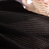 Tissu en maille respirant 100% polyester, technique de tricotage à trame, style uni, poids moyen, pour textile de maison