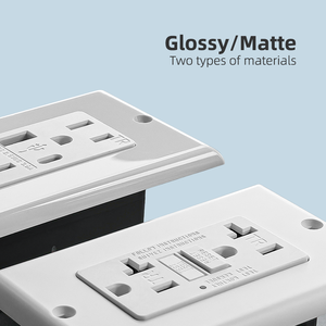 यिनंग 4 गिरोह चमकदार मैट स्क्रूलेस वॉलपेपर 1-4 गिरोह वॉल स्विच प्लेट आउटलेट को कवर करते हैं जो आधुनिक सजावट के साथ कवर करते हैं - Product Image 6