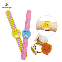Belle Émotion Jouet Enfants Montres Écran Tactile LED Numérique Silicone Patted Bracelet Montre LED Slap Montre Pour Enfants
