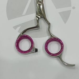 Ciseaux de coupe de cheveux en acier inoxydable super tranchants avec finition polonaise bord de rasoir et vis fantaisie ciseaux de coiffeur professionnels - Product Image 4