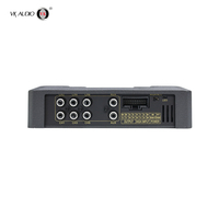 Amplificateur de son de voiture 4 canaux DSP de classe D 6*60W en gros, design de klaxon électrique, matériau en aluminium ABS, fabricant direct