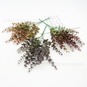 Ramo de Eucalipto Artificial Dongchen Crafts, Tallo Largo de Plástico, Decoración para el Hogar, Arreglo Floral para Bodas, Planta Verde - Product Image 3