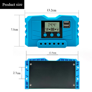 <strong>PWM</strong> Solar <strong>Controller</strong> LCD Display Solar Panel Charge and Discharge Control System Dual USB Output <strong>12V</strong> 24V 10A 20A 30A - Product Image 4