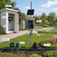 Système d'irrigation agricole intelligent avec contrôleur d'irrigation, capteur d'humidité du sol, sonde de pH et électrovanne pour l'agriculture