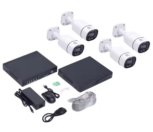 Système de caméra réseau 4MP POE IP Bullet 4CH CCTV NVR Kit Vision nocturne Audio bidirectionnel Cloud mémoire carte SD OEM sécurité Seetong - Product Image 1