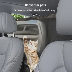 Filet <span class=keywords><strong>de</strong></span> Sécurité Universel <span class=keywords><strong>pour</strong></span> Animaux <span class=keywords><strong>de</strong></span> Compagnie en <span class=keywords><strong>Voiture</strong></span> - Barrière d'Isolation Réglable <span class=keywords><strong>pour</strong></span> <span class=keywords><strong>Coffre</strong></span> et Sièges Arrière - <span class=keywords><strong>Protection</strong></span> Respirante <span class=keywords><strong>pour</strong></span> Véhicule - Product Image 2