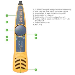 Analizador de Ethernet Industrial Fluke Networks MicroScanner PoE con Pantalla LCD Intellitone de 2.8 Pulgadas, Digital, Amarillo - Product Image 3