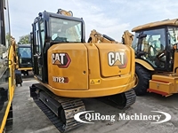 Mini-excavatrice CAT 307E2 d'occasion de 41,5 kW, importée du Japon, jaune, à faible consommation de carburant, pour travaux municipaux, de jardinage, agricoles et de construction en espaces étroits