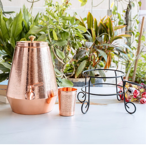 Copper <b>Water</b> Dispenser with Tap <b>5L</b> Large Capacity Vintage Style for Home Party Use - Product Image 6