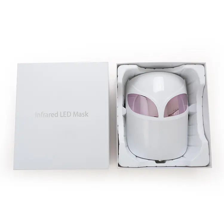 Portable Korean Beauty Salon Mask 7 Color Led Light Therapy Face Mask OEM Photon Led PDT Facial Mask