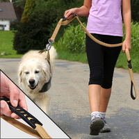 Harnais pour animaux de compagnie Collier de laisse de chien élastique robuste à dégagement rapide pour la formation de chien Harnais de laisse de collier de chien tactique