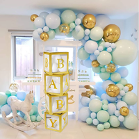 Boîte cadeau Surprise en carton ondulé, rouge, vert, blanc, coloré, décoration de fête personnalisée, amour, noël, anniversaire, boîte à ballons