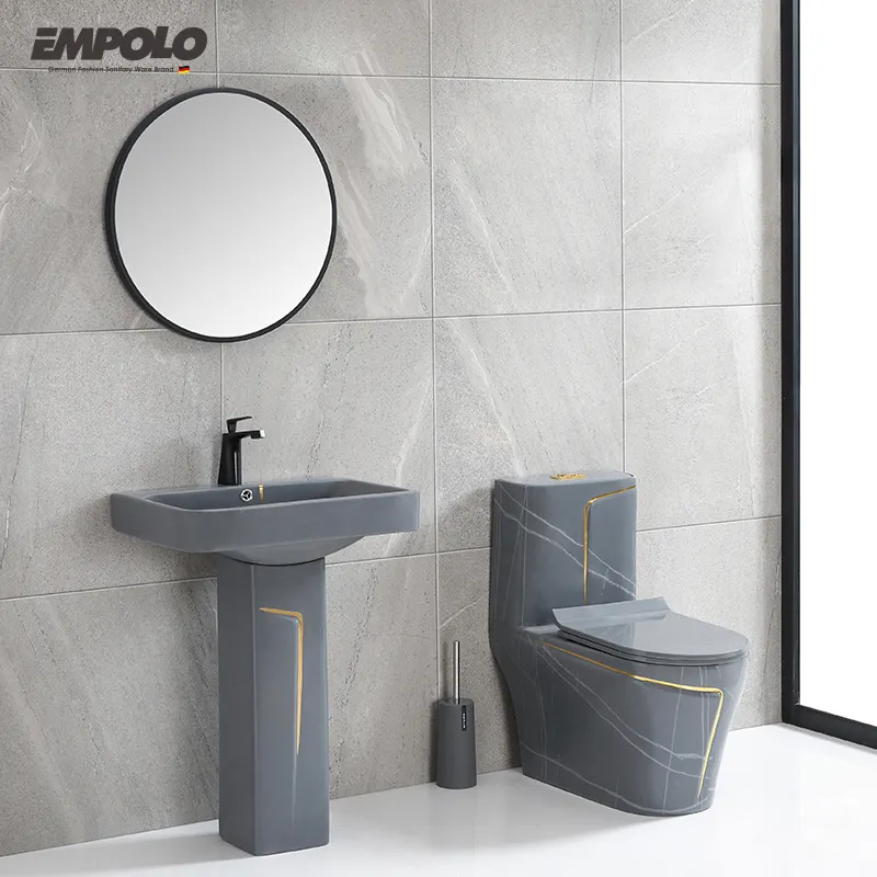 Empolo Luxury sanitario produttore hotel bagno ceramica wc wc color one piece water water