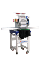 Machine de broderie industrielle à tête unique de haute qualité pour les chapeaux de grande surface informatisés pour les industries de vente au détail