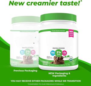 Oem פרטי תווית אבקת חלבון אורגנית עם 21 גרם חלבון צמח, 7 גרם סיבים prebiic לצמיחה שרירים למבוגרים - Product Image 5