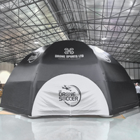 Tente publicitaire gonflable personnalisée, grande tente dôme araignée, 3*3m/5*5m/10*10m pour activités de plein air et fêtes