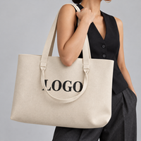 Sac à bandoulière en tricot en gros avec logo personnalisé et poignées longues et courtes pour les acheteurs de marques de mode et les gammes d'accessoires de boutique