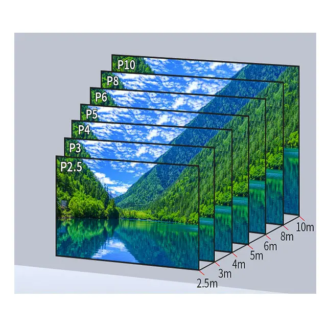 Pantalla led a todo color para exteriores P10 de alta calidad y definición