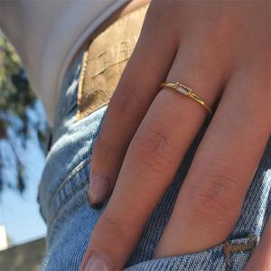 Joyería personalizada <span class=keywords><strong>12</strong></span> meses piedra <span class=keywords><strong>de</strong></span> nacimiento anillo abierto 18K oro colorido circón anillo <span class=keywords><strong>de</strong></span> acero inoxidable ajustable dedo regalo - Product Image 6