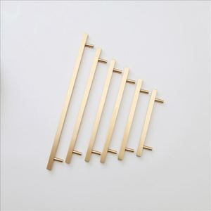 Maxery Hot Bán Tủ Bếp Kéo Xử Lý Rắn <span class=keywords><strong>Brass</strong></span> Tủ Phần Cứng Ngăn Kéo Xử Lý Vuông Vàng Tủ Quần Áo Cửa Kéo - Product Image 4