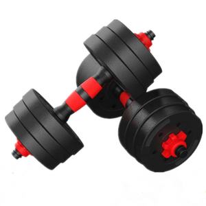 CooSport Fitness Haltères en ciment de 20 kg, équipement de musculation, ensemble d'haltères électro-plaqués, longueur 1,2 m, diamètre 25 mm - Product Image 3