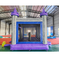 Location de châteaux gonflables pour fêtes, château gonflable géant en PVC irisé de 13 pieds, château gonflable pour enfants, jeu commercial, châteaux gonflables en marbre violet pour enfants