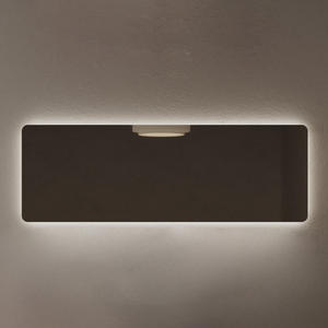 Modern minimalist wood grain <b>bathroom</b> <b>cabinet</b> wall mounted washbasin <b>small</b>-sized <b>bathroom</b> <b>cabinet</b> combination - Product Image 5