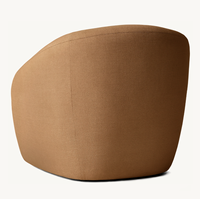 Chaise SOFIA moderne fabriquée à la main en chêne massif chaise de salon tufté velours tissu canapé simple chambre salle à manger fauteuil décontracté