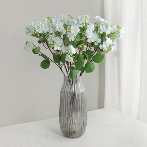 <span class=keywords><strong>Fleur</strong></span> <span class=keywords><strong>de</strong></span> <span class=keywords><strong>jasmin</strong></span> rose artificielle en soie <span class=keywords><strong>de</strong></span> haute qualité en gros pour la décoration <span class=keywords><strong>de</strong></span> mariage, <span class=keywords><strong>de</strong></span> maison et <span class=keywords><strong>de</strong></span> table d'hôtel - Product Image 3