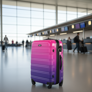 ชุดกระเป๋าเดินทางแบบแข็งไล่เฉดสี DB ขนาด 28 นิ้ว ขยายได้ ล้อหมุนได้ พร้อมกุญแจ TSA น้ำหนักเบา ทำจากโพลีเอสเตอร์ - Product Image 2