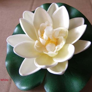 ดอกบัวและใบบัวประดิษฐ์ (10 ซม.) - สำหรับการแสดงเต้นรำ ตกแต่งบ่อปลา และบูชาในวัด - Product Image 3