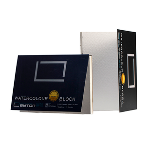 Bloc de Papel para Acuarela Leyton LD1852, Engrosado, 27*19.5cm, 300 GSM, Algodón Puro Prensado en Frío, para Dibujo/Bloc de Dibujo, 20 Hojas - Product Image 1