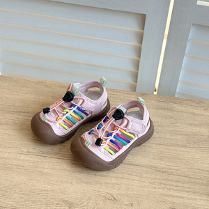 {Tailles 2225} Chaussures aquatiques pour enfants 2026 Nouvelle collection été Sandales à semelle souple Fermeture Velcro 4-6 ans Garçons Filles Extérieur - Product Image 5