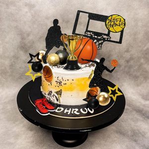 <b>Cake</b> Decorators 32pcs football <b>cake</b> toppers <b>set</b> and 28pcs of basketball <b>set</b> <b>cake</b> <b>stand</b> with balls - Product Image 3