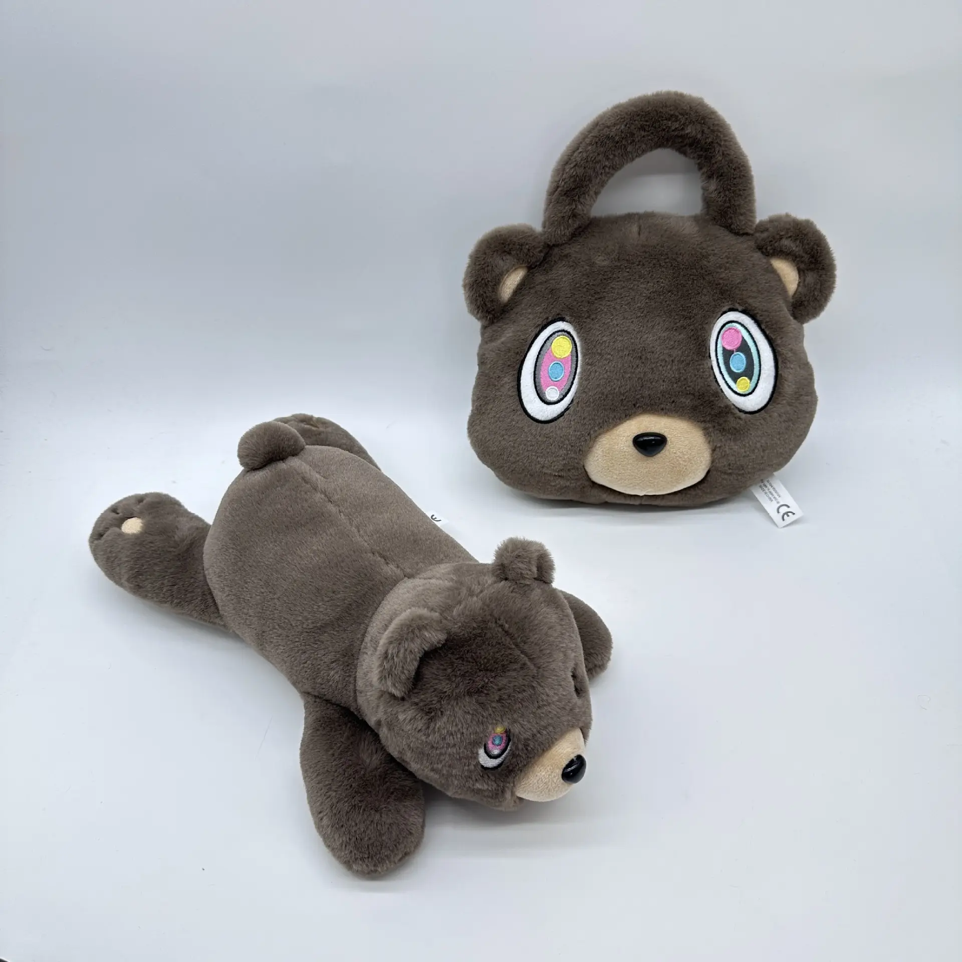 2023 nuevo diseño Kanye almohada felpa dibujos animados Animal relleno muñeca lindo Kanye West oso peluche juguete