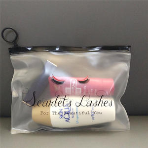 PVC Frosted Zipper Bag Plastic Stand-Up <b>Pouch</b> for Clothing Packaging Bags <b>Zip</b> Lock Bag Moisture Proof with Custom Logo Printed - Product Image 3