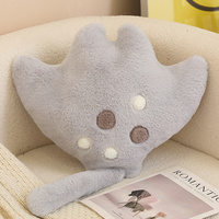 Raie manta volante en peluche super douce en coton PP, adorable poupée raie, coussin, créature marine
