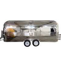 Remorque alimentaire mobile Caravane alimentaire en acier inoxydable avec camion KitchenFood en vente