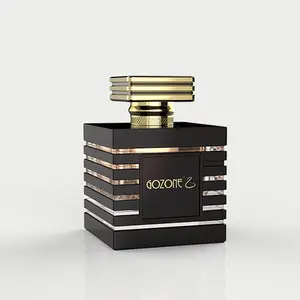 Personalize 100ml garrafa de perfume de luxo, fragrância clara para spray de perfume