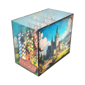 Kit de bricolage pour bibliothèque miniature en bois - Nouvelle bibliothèque miniature en bois pour une décoration créative sur le thème d'<span class=keywords><strong>Harry</strong></span> <span class=keywords><strong>Potter</strong></span> - Product Image 2