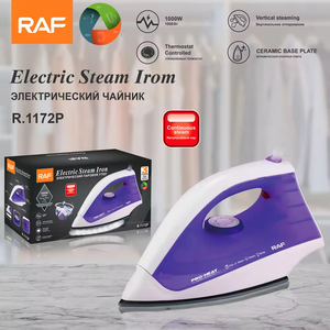 Plancha de Vapor Eléctrica de 1000W con Suela de Acero Inoxidable, Calentamiento Profesional, Uso Doméstico, Colores Morado, Azul y Rosa - Product Image 6