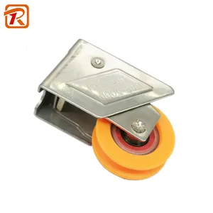 Nylon Material Sliding Single Roller Accessories Aluminium Allay Sliding Door Roller