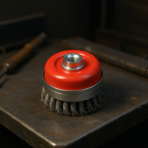 Brosse à fil d'acier torsadée M14 8500 Giri Min pour meuleuse d'angle - Product Image 3