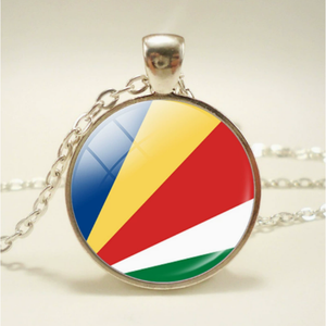 Collier drapeau <span class=keywords><strong>de</strong></span> la <span class=keywords><strong>Tanzanie</strong></span> à impression durable, Série Drapeaux du Monde, Collier Gemme du Temps, Accessoires pour adultes, Souvenir - Product Image 5